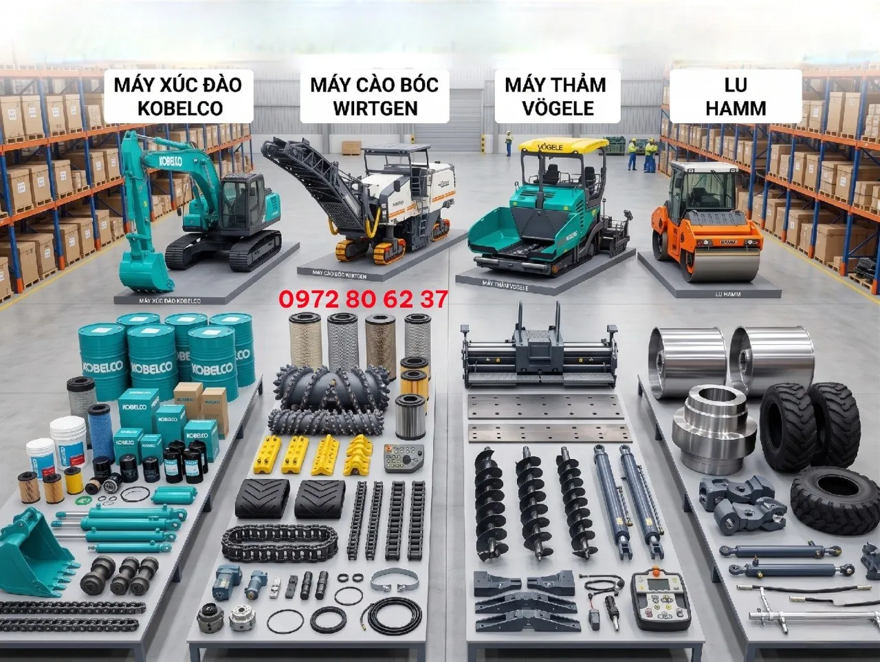 Phụ tùng chính hãng & Dịch vụ sửa chữa